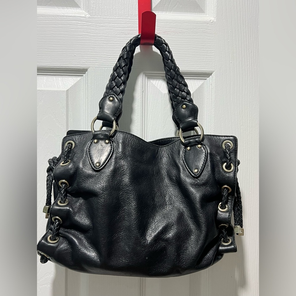 Michael Kors black leather shoulder bag - Picture 3 of 15